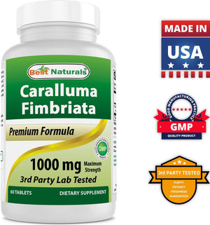 Best Naturals Caralluma Fimbriata 1000 mg 60 Tablets - shopbestnaturals.com