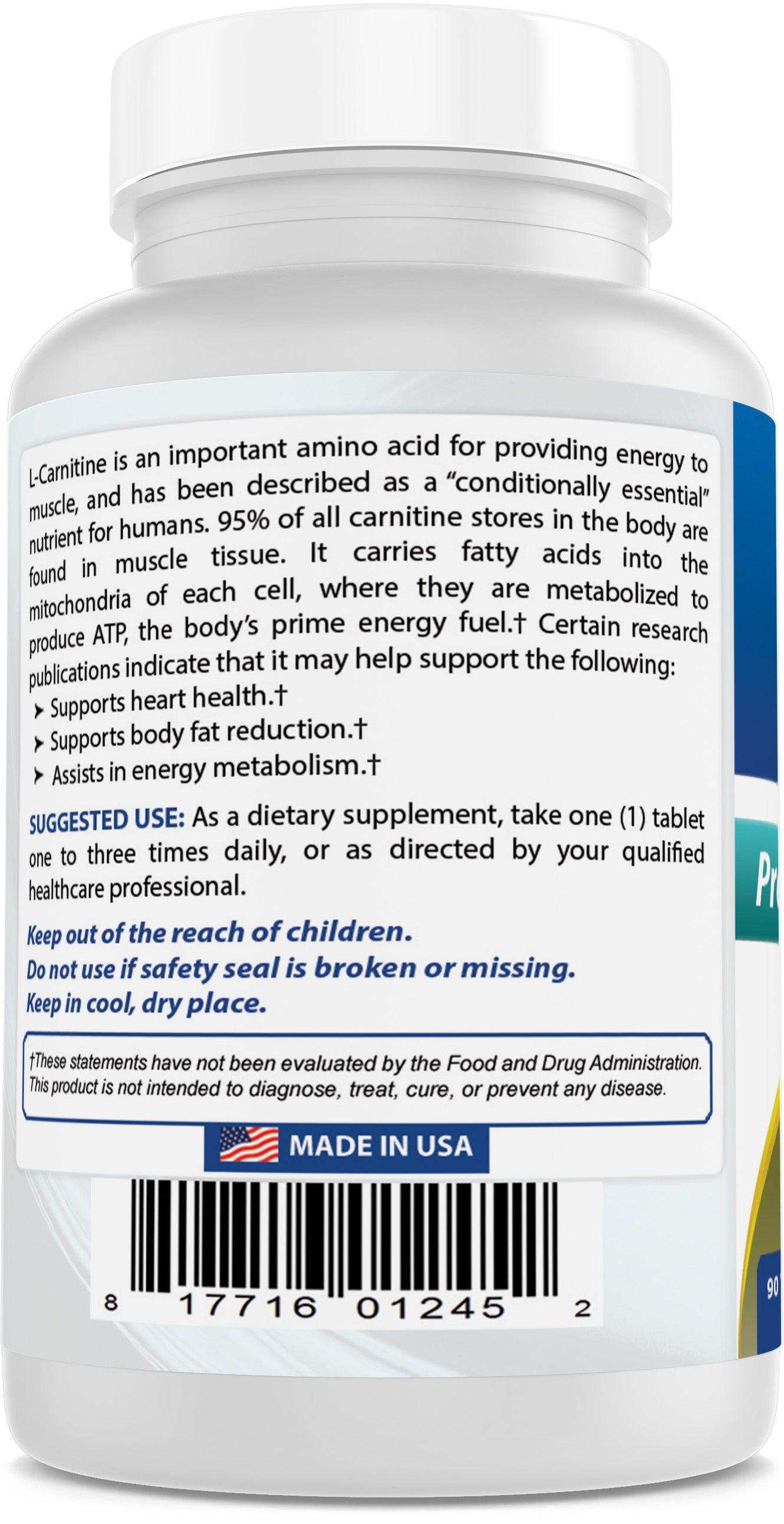 Best Naturals L-Carnitine Tartrate 500 mg 90 Tablets shopbestnaturals.com Best Naturals L-Carnitine Tartrate 500 mg 90 Tablets shopbestnaturals.com
